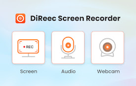 DiReec All-in-One Screen Recorder for Chrome