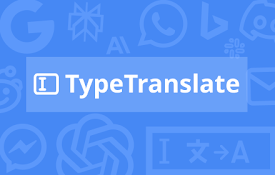 Type Translate - Text Box and Search Bar Translator