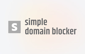 Simple domain blocker