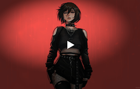 Mikasa Gothic Attack On Titan Live Wallpaper