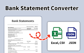 银行对账单转换器 - 从 PDF 转换为 Excel 和 CSV