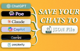 Overcome Copilot AI message limit, Export Chats to JSON file: TopicsGPT