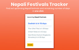 Nepali Festivals Tracker