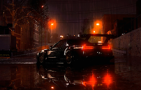 Honda NSX Type-R: Rainy Night Chase Need for Speed Live Wallpaper
