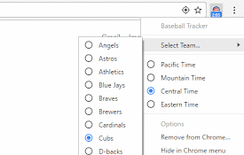 MLB Baseball Tracker