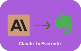 Claude to Evernote