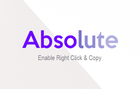 Absolute Enable Right Click &amp; Copy