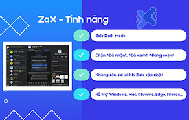 ZaX - Tiện ích mở rộng cho Zalo