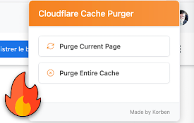 Cloudflare Cache Purger