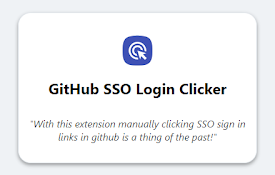 GitHub SSO Login Clicker