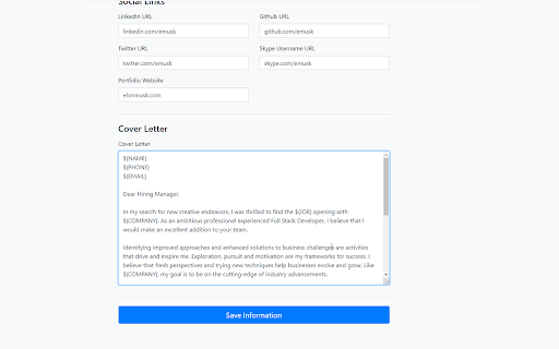 Plugin Screenshot