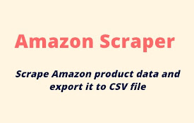 Amazon Scraper | Export Product Data