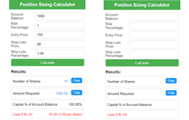 Position Sizing Calculator