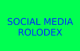 Social Media Rolodex - SOCIAL CAT