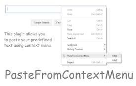 Paste From Context Menu