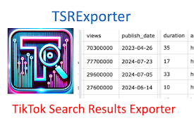 TSRExporter - Tiktok Search Results Exporter