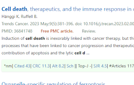 PubMed Citation Bar