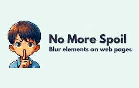 No More Spoil : Blur elements on web pages