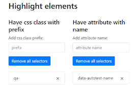 Elements highlighter
