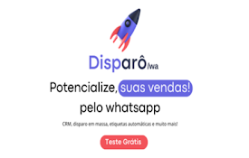 Disparô/Wa - Disparo no WhatsApp, CRM, Automações, Ferramentas para Venda