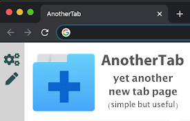 AnotherTab - New Tab page