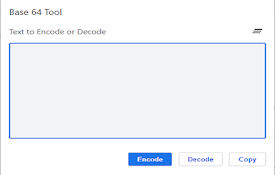 Base 64 encode and decode tool