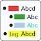 WorkFlowy colorful tags