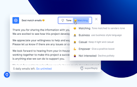 AI Email Response Generator - superReply