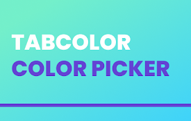TabColor color picker