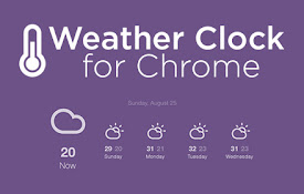 Weather Clock for Chrome
