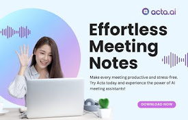 Acta.ai Google Meet Teams and Zoom helper