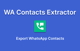 Contacts Exporter for WhatsApp