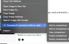 对比亚马逊并排