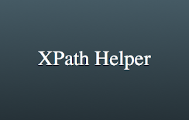 XPath Helper