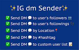 IG DM Sender