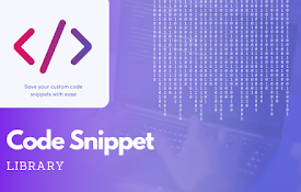 Code Snippet Library