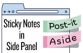 Post-it Aside: 侧面板中的便签