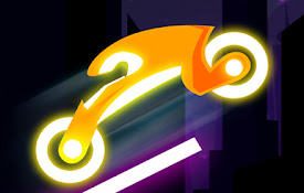 Neon Hill Rider Game