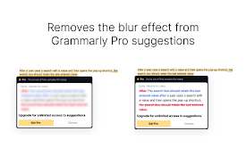 Grammarly Unblurred