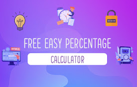 Free, Easy Percentage Calculator