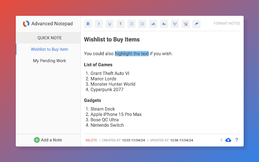 Plugin Screenshot