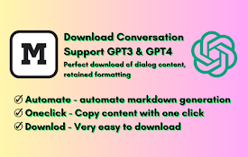 ChatGPT to Markdown - ChatGPT保存为markdown
