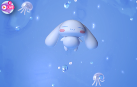 Cinnamoroll in Ocean Live Wallpaper