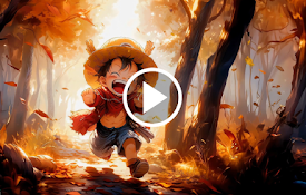 One Piece Luffy in Autumn