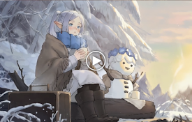Frieren and Himmel Winter Journey Live Wallpaper