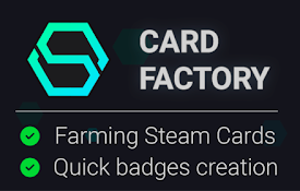 Steamlvlup Card Factory