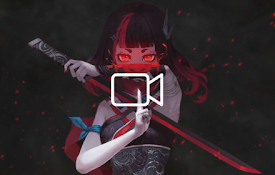 Ninja Girl Warrior Live Wallpaper Animation