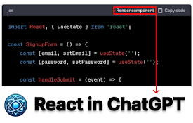 React in ChatGPT