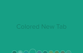 Colored New Tab