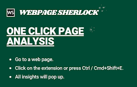 Webpage Sherlock - Page insights in one click